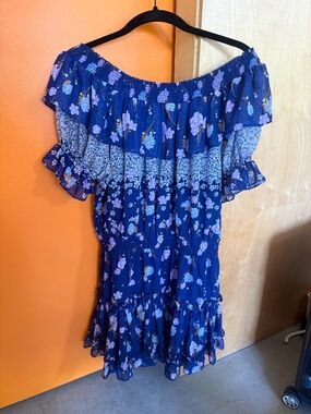 Misa Off the Shoulder Mini Dress